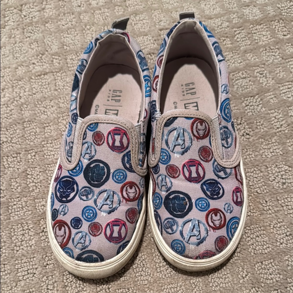 GAP Blue and Red Sneakers Vibrant Slip-On Shoes